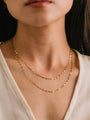 Lover's Tempo Ray Layered Necklace Gold