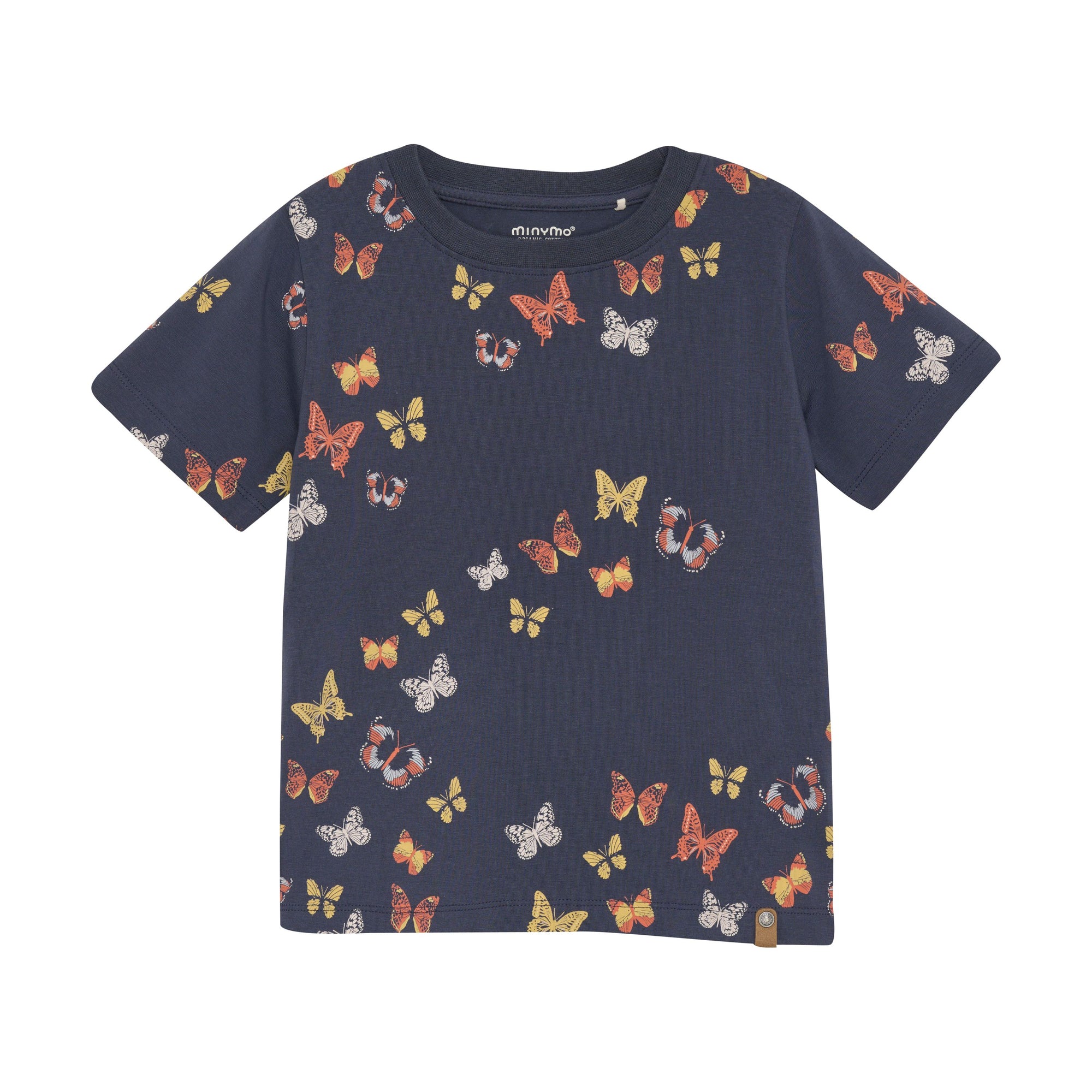 Minymo Boys Short Sleeve Tee  133485-7840  Butterfly Print
