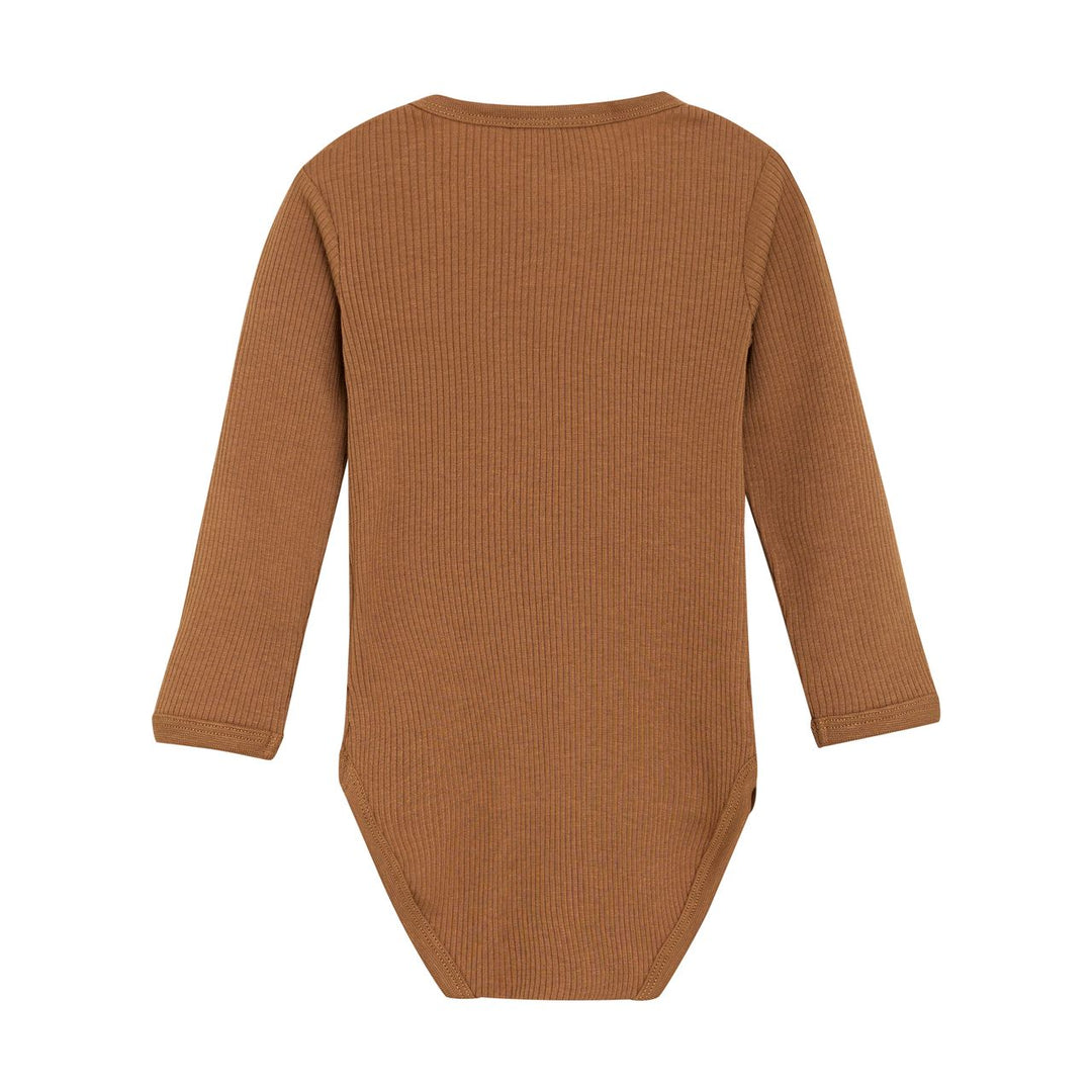 Minymo Baby Long Sleeve Rib Bodysuit  114052-2200