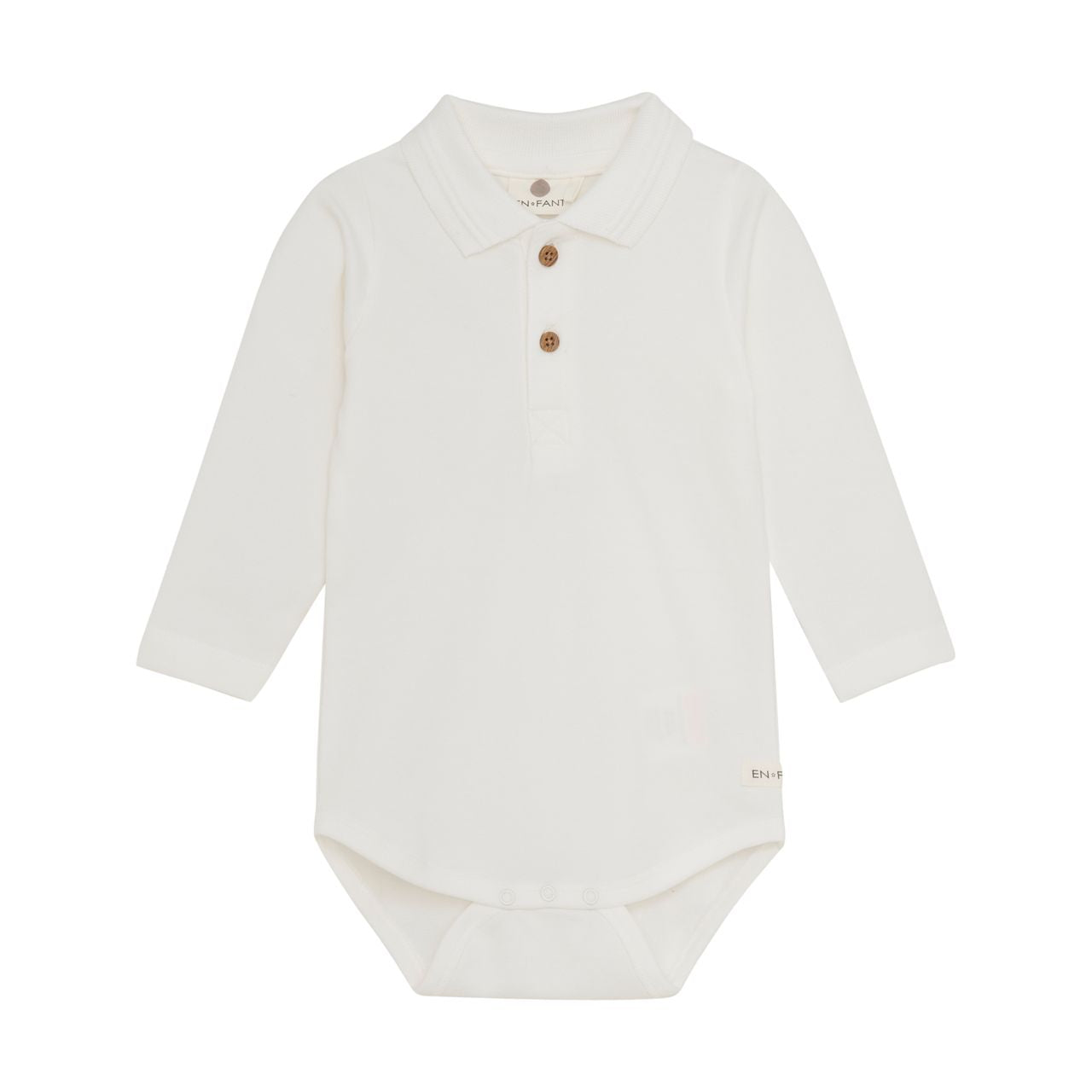 Enfant Baby Boy Long Sleeve Onesie Polo Style   215352-1021