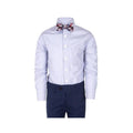 Appaman Boys Standard Dress Shirt   W8STA-DUS    Domingo Blue Stripe