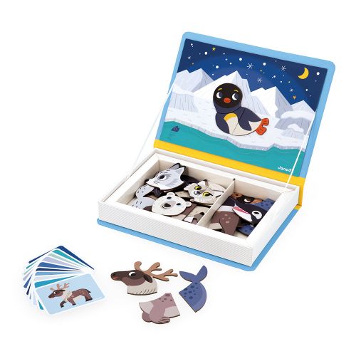 Janod Magnetic Book - Polar Animals J02599