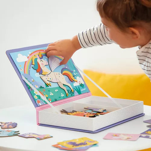 Janod Magnetic Book - Unicorns  J02584