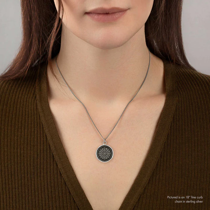 Pyrrha Mandala Necklace N742