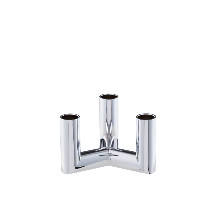 Uyuni Matrix Mini Taper Candleholder  -  Chrome
