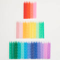 Meri Meri Rainbow Twisted Mini Candles Set/50