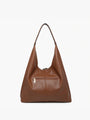 Jen & Co Tori Slouchy Hobo with Studded Tassels  M2621  Brown