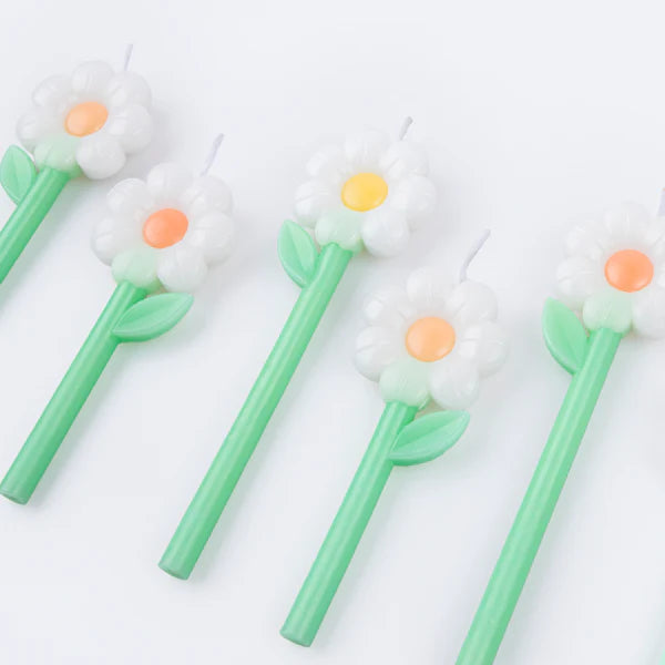 Meri Meri Daisy Candle Set/6