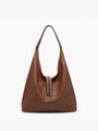 Jen & Co Tori Slouchy Hobo with Studded Tassels  M2621  Brown