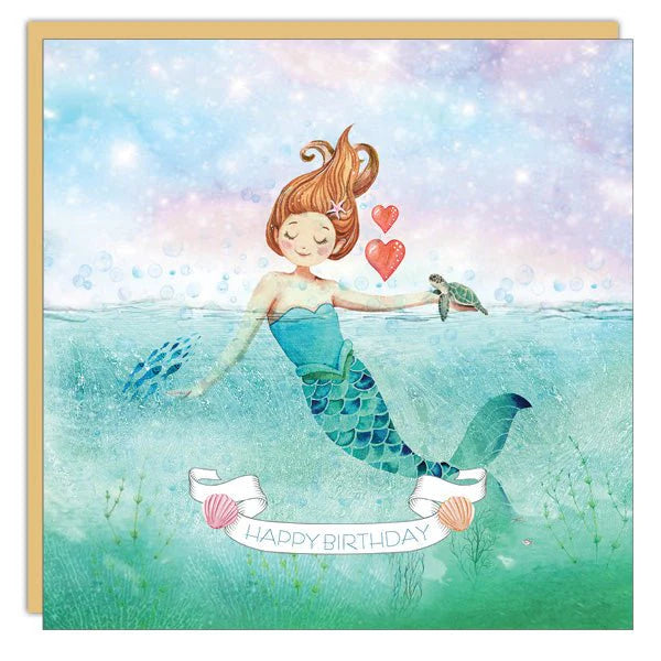 Cedar Mountain Card - Happy Birthday Mermaid