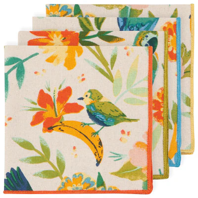 Danica Tropical Trove Cocktail Napkin Set/4