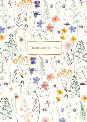 Card  -  Meadow Flowers  -  Sympathy*