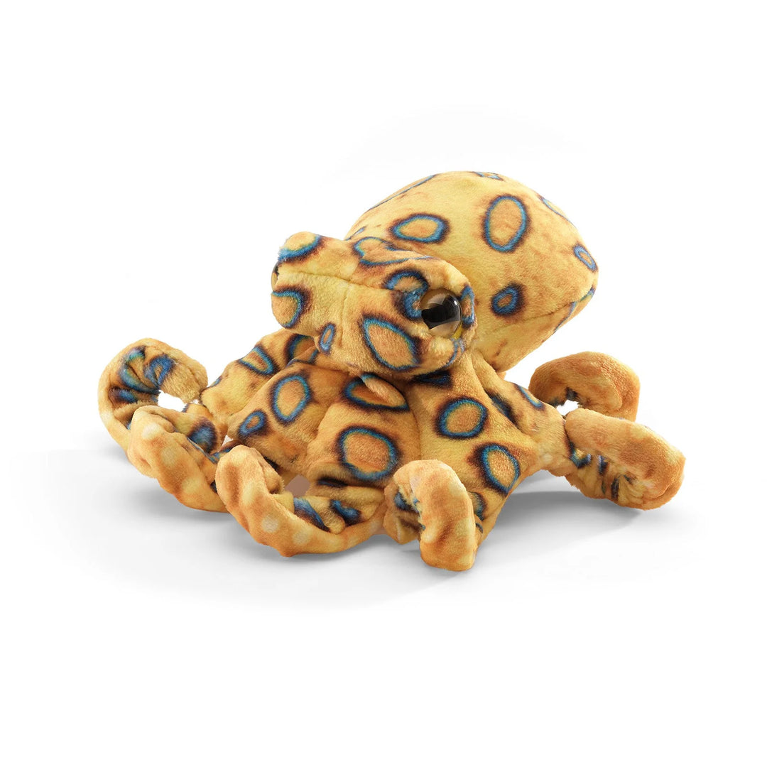 Folkmanis Mini Blue Octopus Finger Puppet  8013