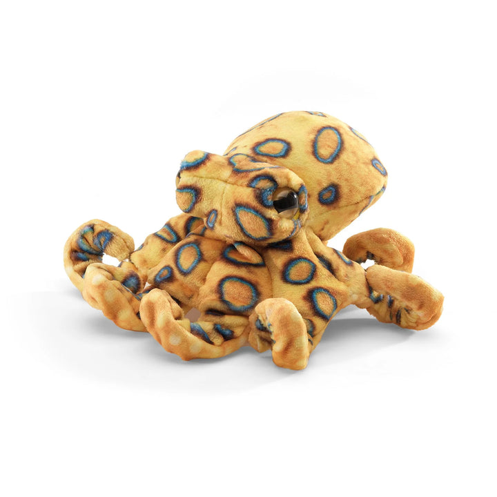Folkmanis Mini Blue Octopus Finger Puppet  8013