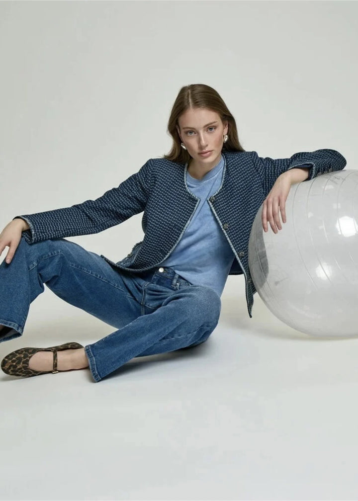 Minus Lyanna Short Jacket  MI6900  Dark Denim