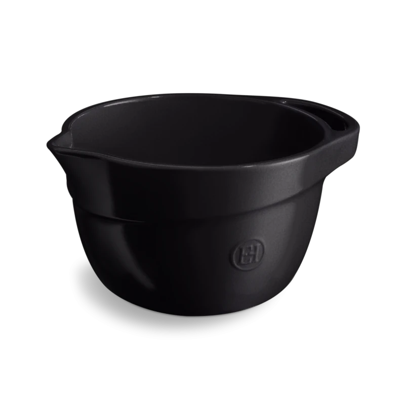 Emile Henry Truffle (Black) Mixing Bowl with Handle