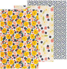 Danica Floursack Dish Towels Set/3 Full Bloom