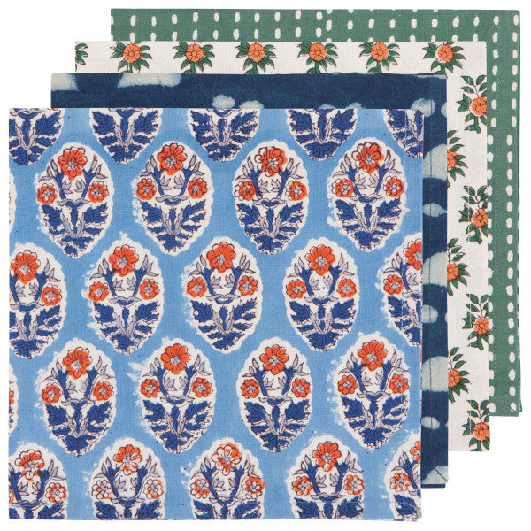 Danica Block Print Napkin Set/4 Vista 1045502*