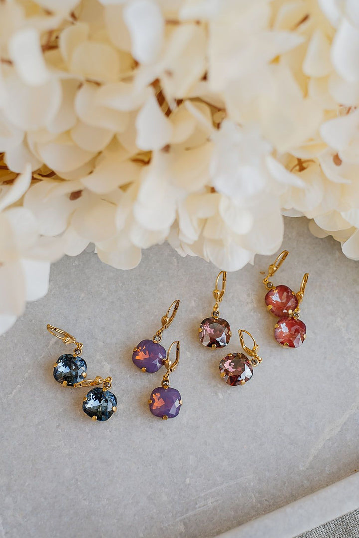 La Vie Parisienne Square Cushion Earring 6556G*