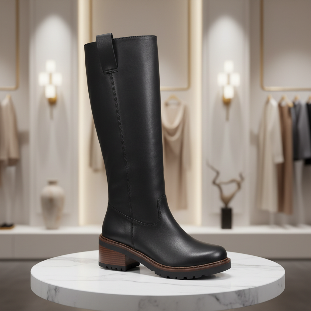 Bueno Nami Tall Boot Black