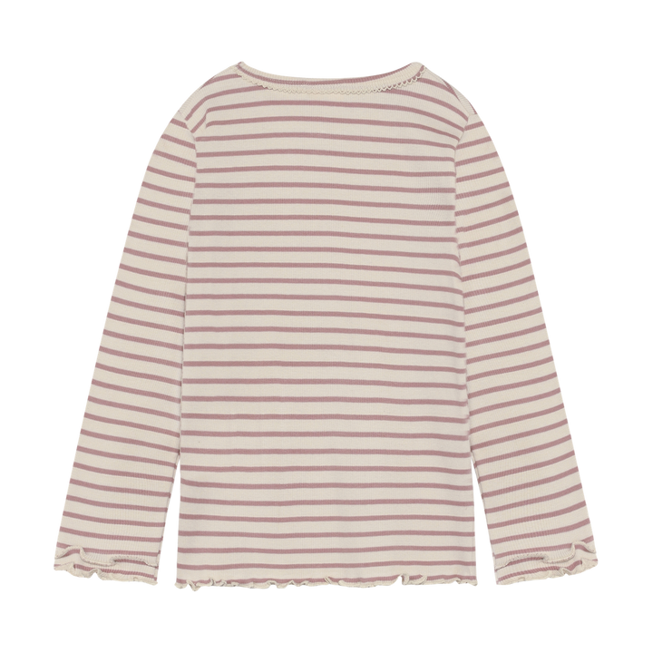 Minymo Girls Ribbed Long Sleeve Tee   124442-6510