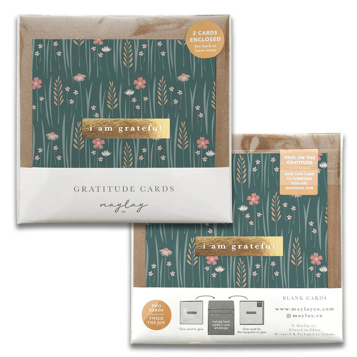 Maylay Gratitude Card - Wildflowers*
