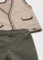 Mayoral Baby Boy 3Pce. Trouser Set With Vest    2582-38   Pepinillo
