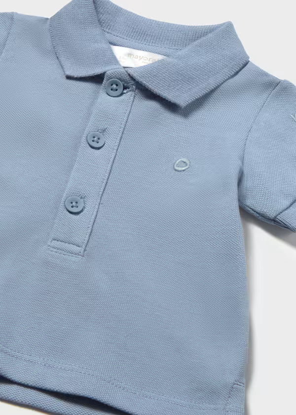 Mayoral Baby Boy Short Sleeve Polo   1102-16   Regatta
