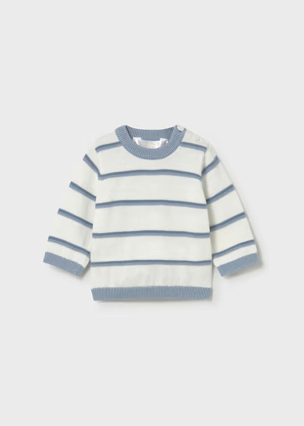 Mayoral Baby Boy Knit Crewneck   1302-56   Regata