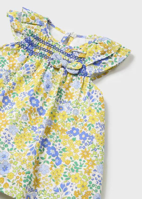 Mayoral Baby Girl Printed Dress  1808-10  Dandelion **