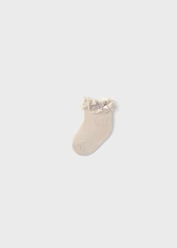 Mayoral Baby Girl Fancy Sock   9868-75    Avena