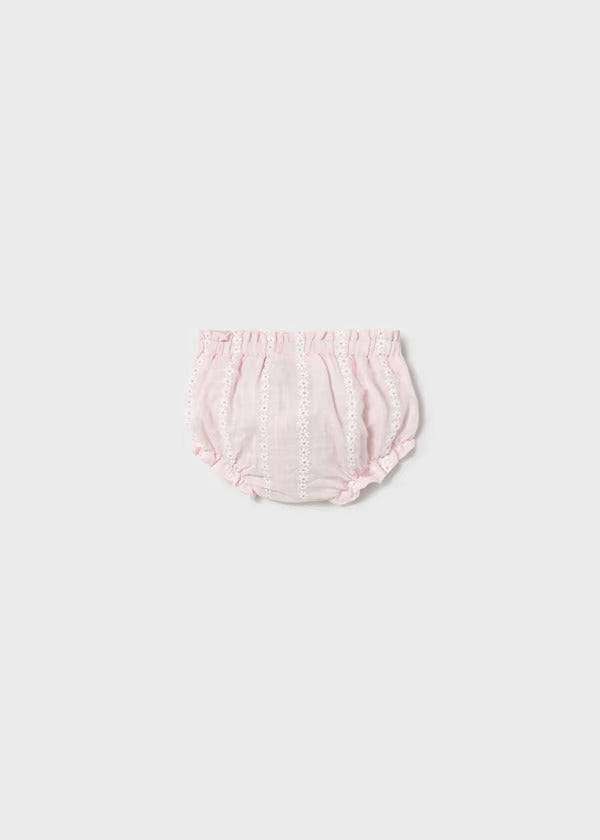 Mayoral Baby Girl Three Piece Knit Set  1287-50   Cuarzo