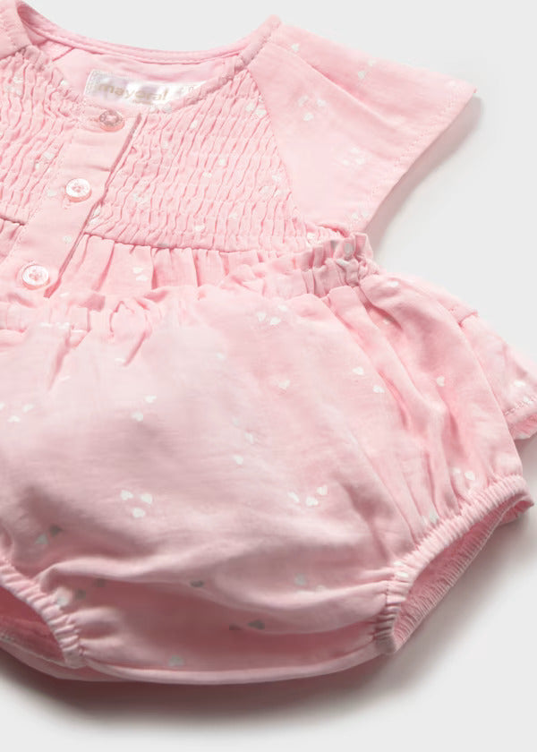 Mayoral Baby Girl Blouse & Bloomer Set    1286-49   Rosa Baby