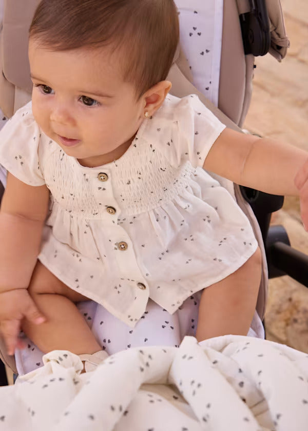 Mayoral Baby Girl Blouse & Bloomer Set    1286-48   Ceramica