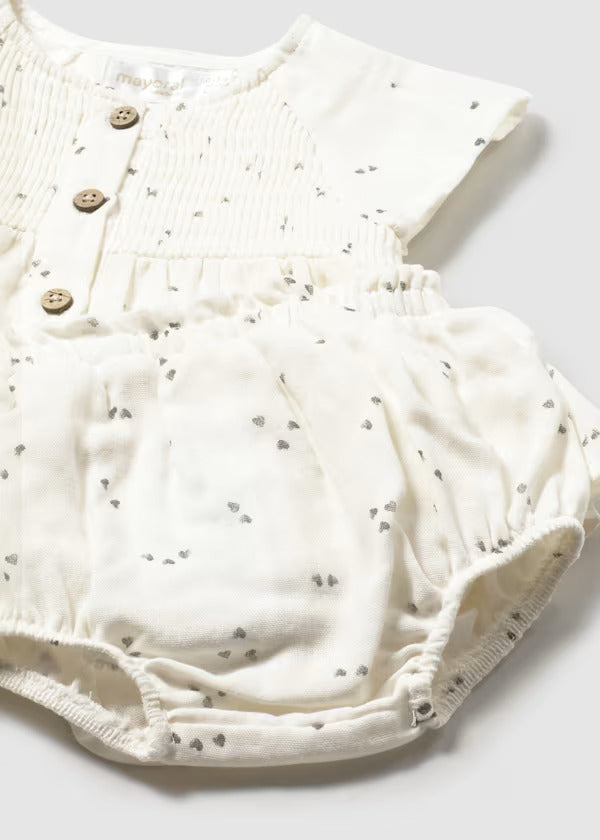Mayoral Baby Girl Blouse & Bloomer Set    1286-48   Ceramica