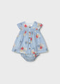 Mayoral Baby Girl Dress   1805-43   Lagoon