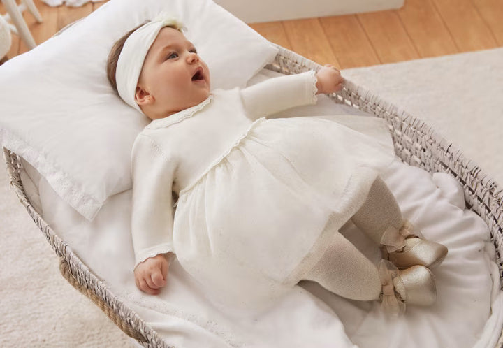 Mayoral Baby Girl Dress  2806-80  Crudo *