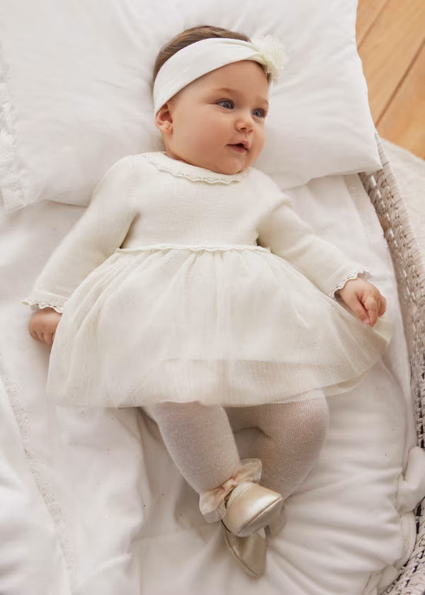 Mayoral Baby Girl Dress  2806-80  Crudo *