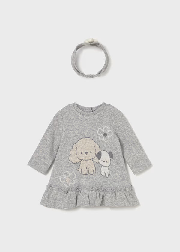 Mayoral Baby Girl Knit Dress  2809-14   Vapor Vig