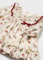 Mayoral Baby Girl Printed Dress  2887-60  Rojo **