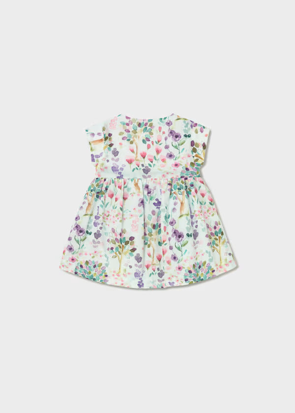 Mayoral Baby Girl Reversible Dress    1807-20   Aqua