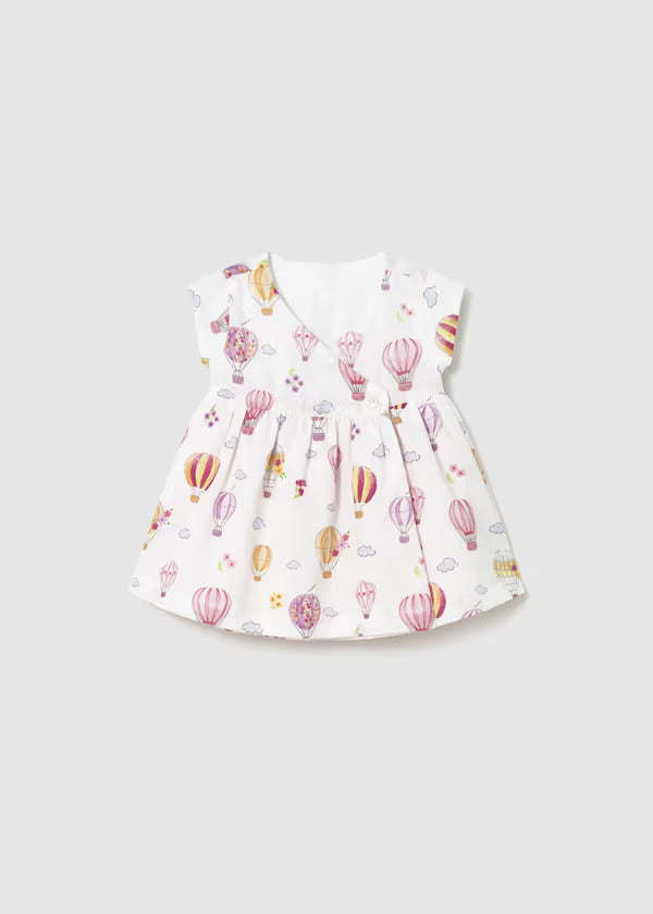 Mayoral Baby Girl Reversible Dress   1807-19   Rosa
