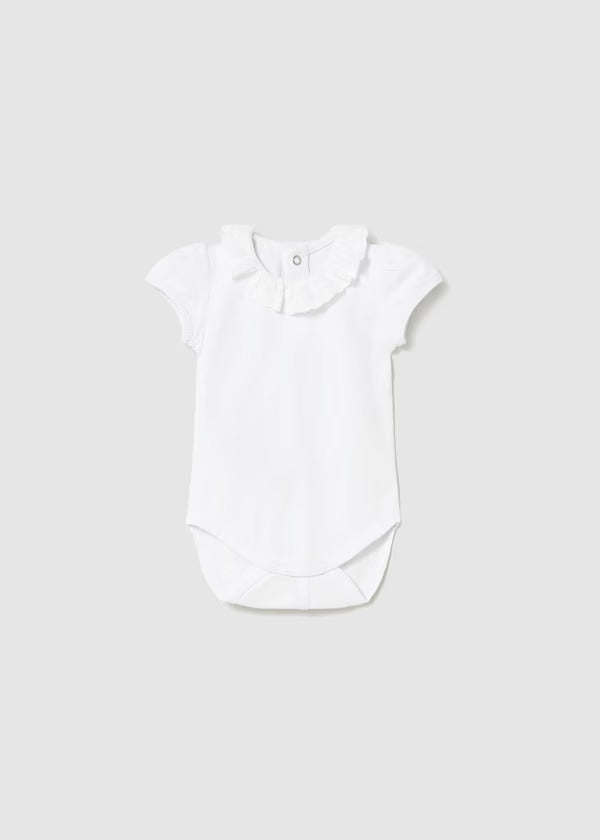 Mayoral Baby Girl Fancy Bodysuit    1730-10   Blanco