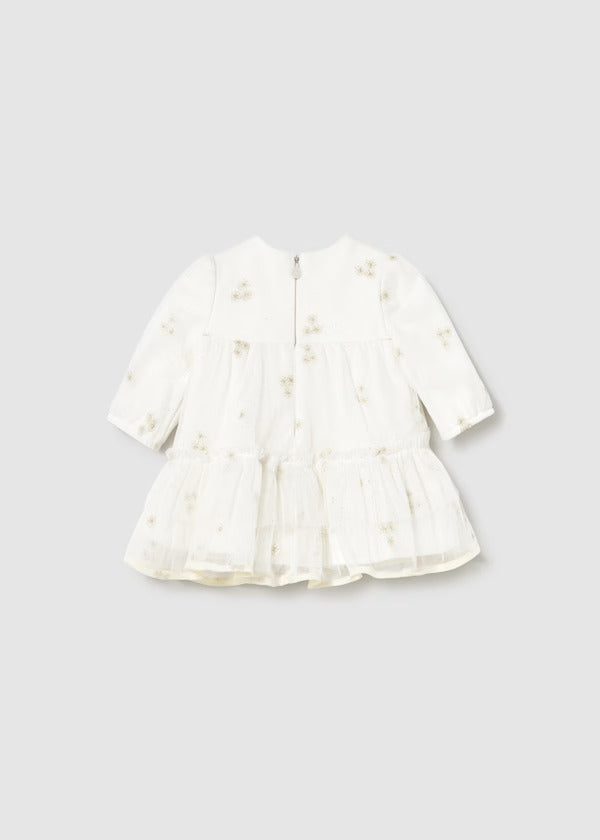 Mayoral Baby Girl Tulle Dress   2817-39   Crudo