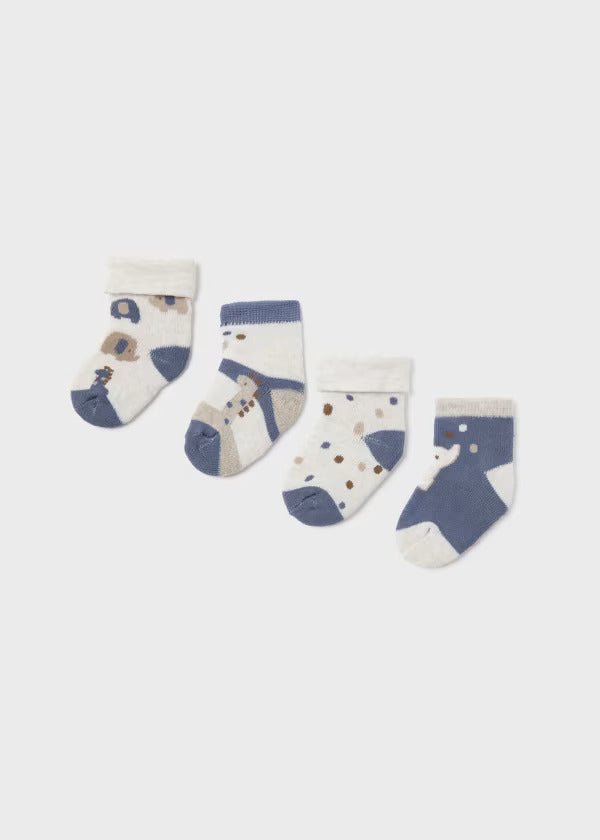 Mayoral Baby 4 Piece Sock Set  9759-65  Tinta