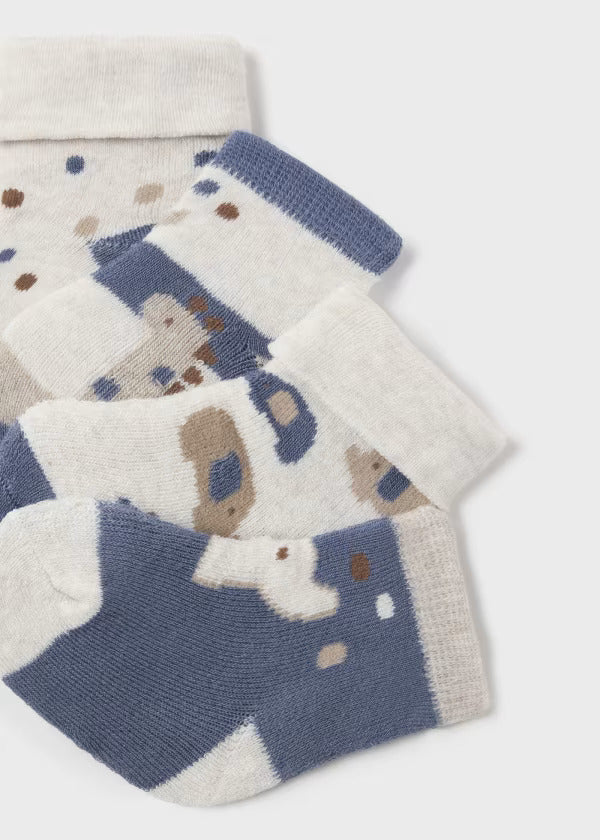 Mayoral Baby 4 Piece Sock Set  9759-65  Tinta