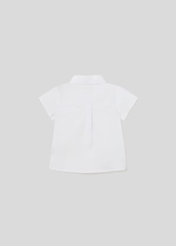 Mayoral Baby Boy Short Sleeve Shirt  1194-60 Blanco *