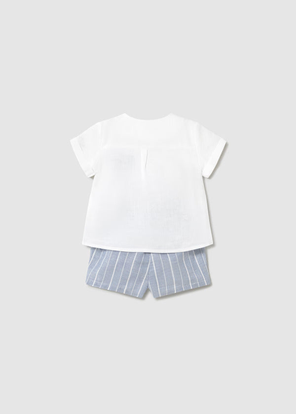 Mayoral Baby Boy 2 Piece Short Set   1211-60   Bco-Rivier