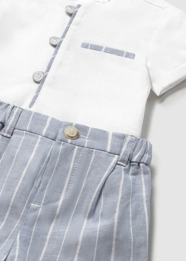 Mayoral Baby Boy 2 Piece Short Set   1211-60   Bco-Rivier