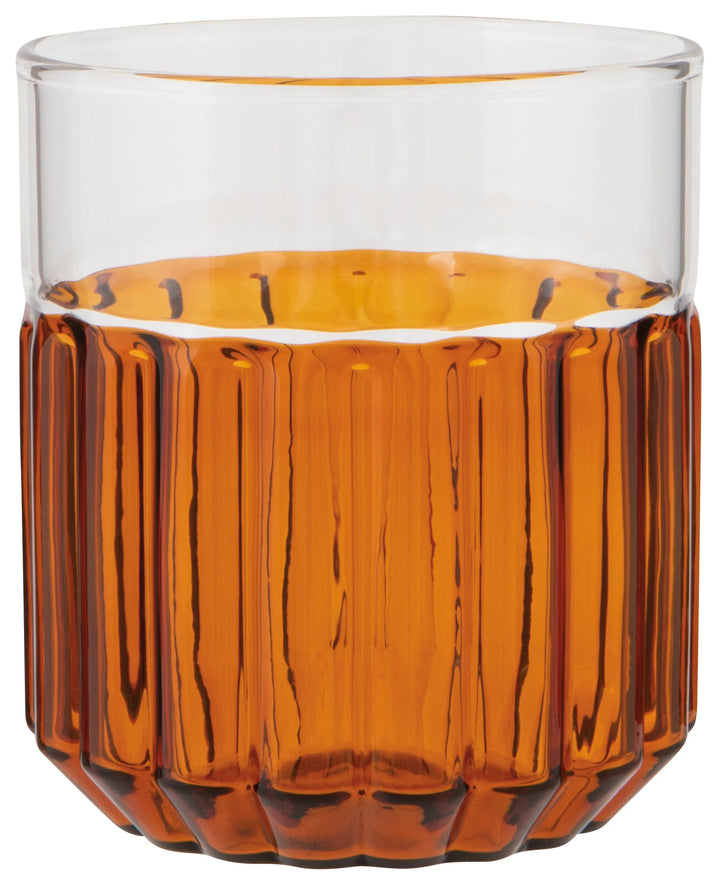 Danica Channel Glassware   -   Amber